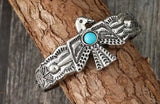 Adjustable unisex thunderbird bracelet Sweetgrass Crafts