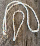 Confetti lanyard & wristlet set