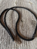 Beaded black or matte black lanyard, safety lanyard, breakaway lanyard, beaded badge holder, pass holder, beaded ID holder