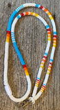 Safety Breakaway Lanyard, Beaded Lanyard, Native American Beaded Lanyard, Badge holder, long keychain, colourful lanyard