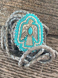Beaded Thunderbird Bolo Tie, Western Bolo Tie