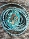 Beaded Thunderbird Bolo Tie, Western Bolo Tie