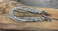 6 strand delicate beaded bracelet