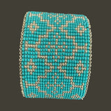 Cuff Bracelet Native American cuff, bracelet, First Nations cuff beaded bracelet, southwestern cuff