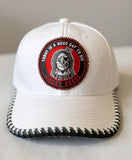 Beaded baseball hat~Today is a good day to die Crazy horse