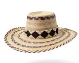 Beaded sun hat, beaded palm unisex one size hat