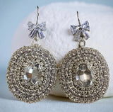 Sparklingbeaded earrings, Native American beaded earrings, Indigenous beadwork, beaded bride earrings, wedding earrings