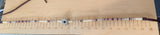 Beaded Cheyenne pink & brown hatband with concho center, beaded round Native American First Nations necklace