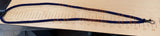 Beaded copper & navy breakaway safety lanyard
