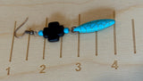 Turquoise cross earrings, beaded turquoise bar earrings, Navajo cross dagger earrings Southwestern Turquoise Cross Dangle Earrings