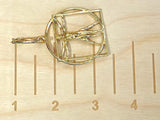 Vitruvian Man Hoop earrings, art earrings, art hoop earrings