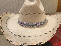custom cowboy hat band beaded hat band western wear beaded cowboy hat band customized hat band