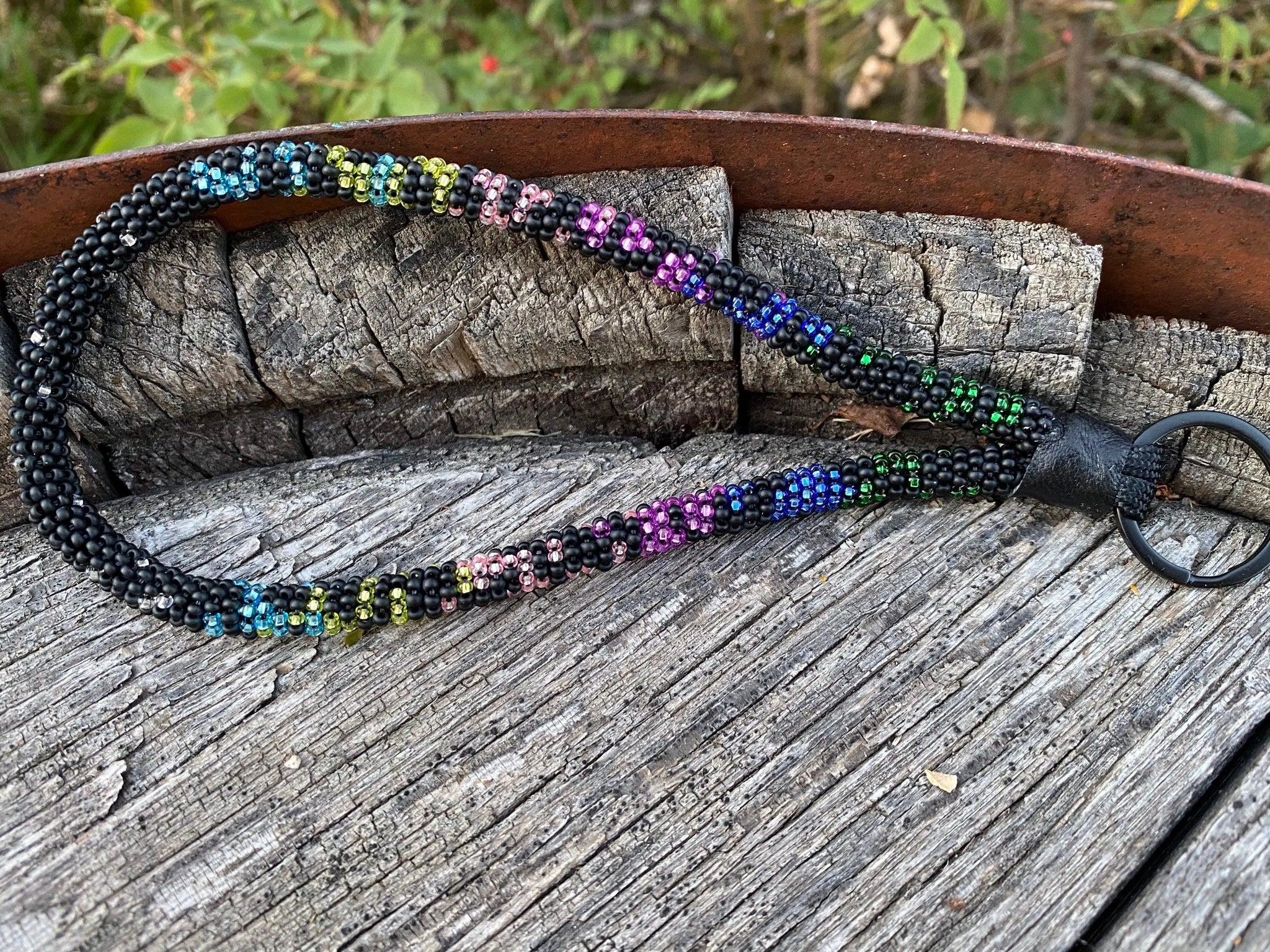 Aurora keychain, wristlet - Sweetgrass Crafts