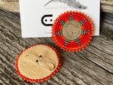 native american indigenous beaded earrings