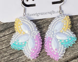 Spring flower earrings
